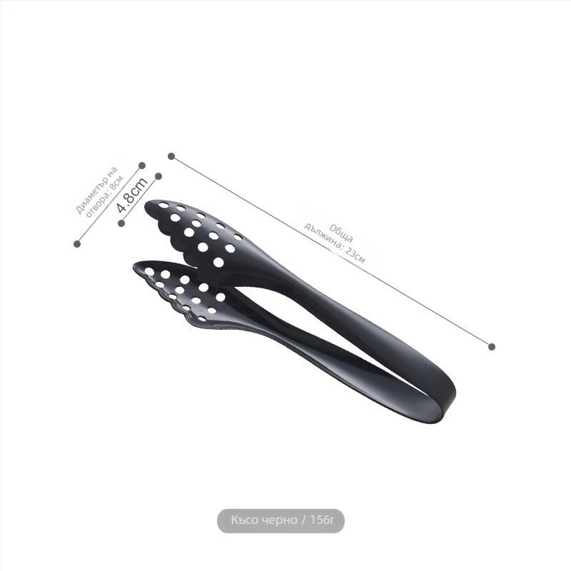 Европейски стил клип за стейк, 304 неръждаема стомана, антихлъзгащ клип за храна за грил и кухня