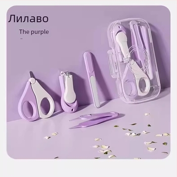 Бебешки комплект за подстригване на нокти – неръждаема стомана, наклонено отваряне, форцепс за нокътния жлеб, безопасно за деца, марка Friendly