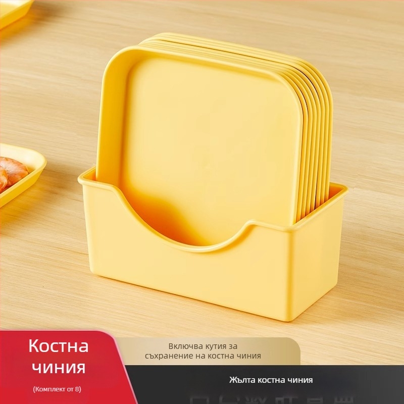 Пластмасов диск за кухня, квадратна форма, повърхност с електроплакиране, пускане през 2023, марка Additive degree