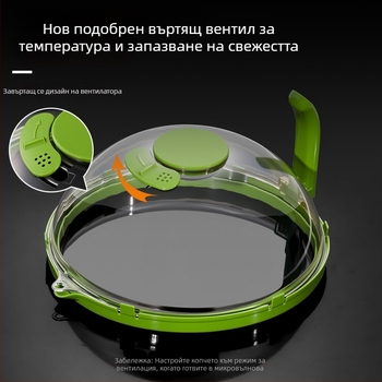 Покривало против пръски за микровълнова (Пластмасово; Марка: Dujia; Лиценз за национално производство: Zhe XK16-204-01813; Импорт: Не; Експортно изключение: Да)