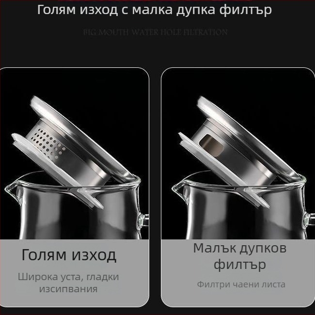 Стъклен комплект за вода със чаши, европейски стил, топлоустойчив, за студена вода и студено запарване, подаръчна кутия — Jingyue