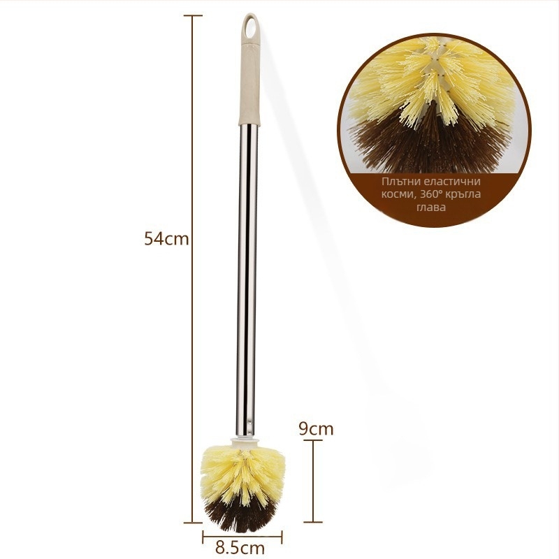 Четка за тоалетна с кръгла глава, пластмасова, опаковка 200 броя, пусната през пролетта на 2020