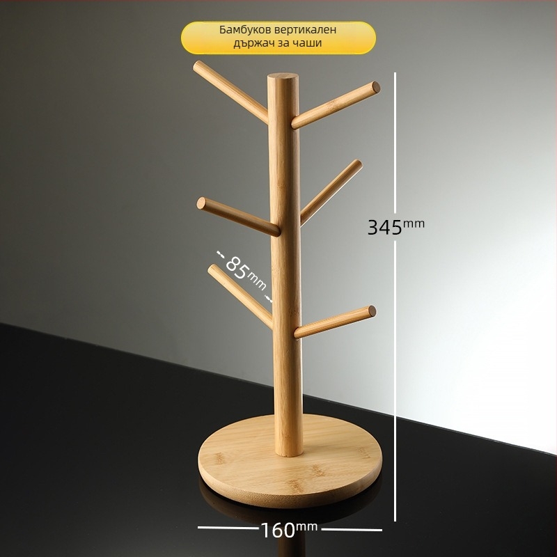Държач за чаши и поставка за стъклени чаши – без пробиване, прост стил, обратен дренаж