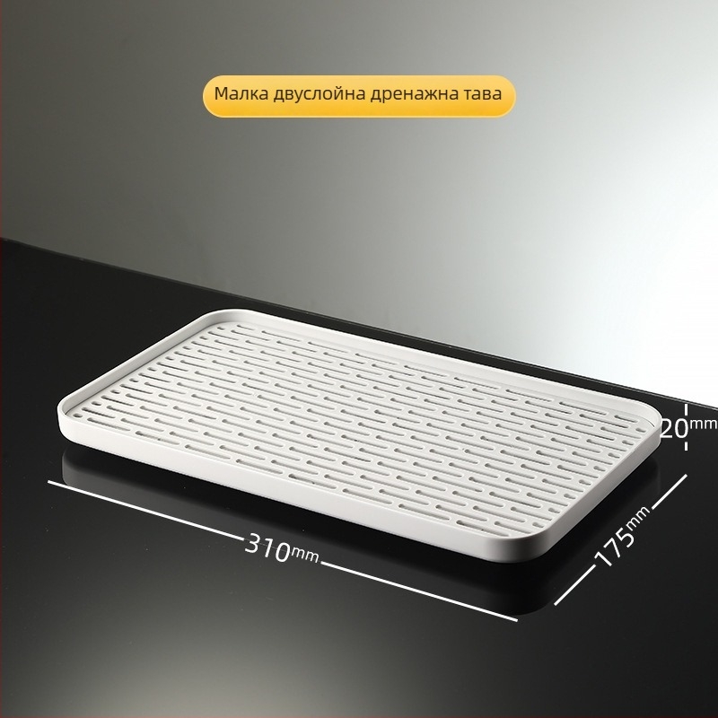 Държач за чаши и поставка за стъклени чаши – без пробиване, прост стил, обратен дренаж