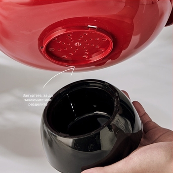 Плодова чиния за дома с двойнослойно отцеждане, пластмасова тава за сушени плодове и семена (PET+PP; Премиум качество; Нов китайски стил; Опростен стил)