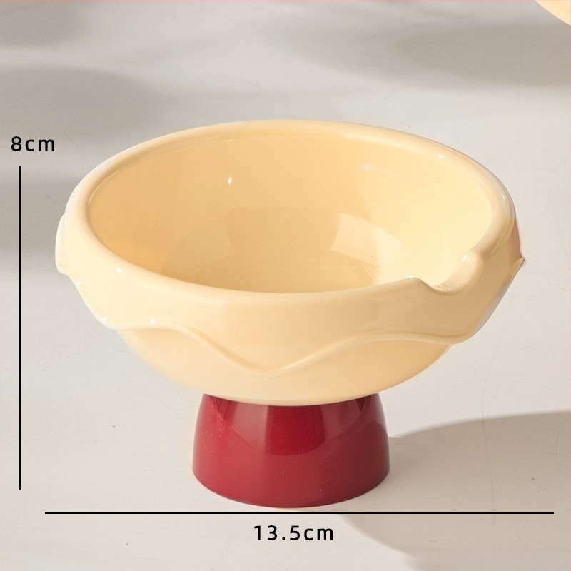 Плодова чиния за дома с двойнослойно отцеждане, пластмасова тава за сушени плодове и семена (PET+PP; Премиум качество; Нов китайски стил; Опростен стил)