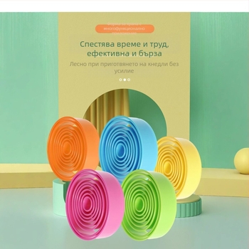 38-частов комплект пластмасови форми за печене — кръгли форми с дантелен кант, двупосочни за бисквитки и кори за пелмени, хранително качество; материал: пластмаса и неръждаема стомана