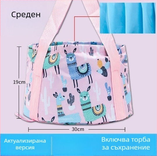 Langcheng преносим сгъваем пластмасов басейн за крака за потапяне