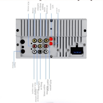 Автомобилен DVD плеър с вградена DVD навигация, Windows OS, резолюция 800x480, Bluetooth, USB/TF/AUX