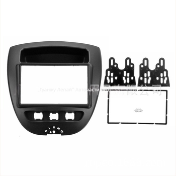 Панел за монтаж на автомобилна CD/DVD навигация за Toyota Aygo, Peugeot 107 и Citroën C1; марка yelew; упълномощен частен бранд: Да