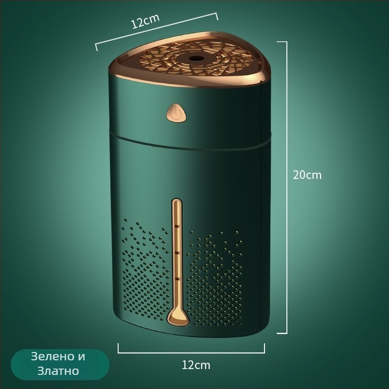 Увлажнител и пречиствател за въздуха за дома (ароматерапия, USB захранване, настолен, 31–40 м², 1 изход за мъгла)