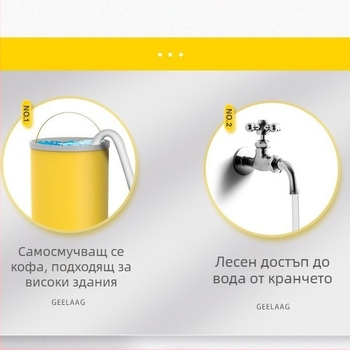 Високонапорен преносим измивач за автомобили, алуминиев корпус, 1800W, 220V, струя 4 м, маркуч 7 м