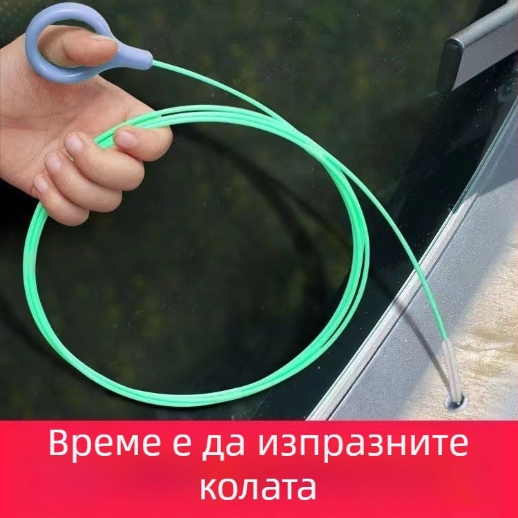 Четка за почистване на дренажните отвори на панорамния люк и въздуховодите на автомобила | Материал: PP | Тип: четка за автомивка | Без персонализация