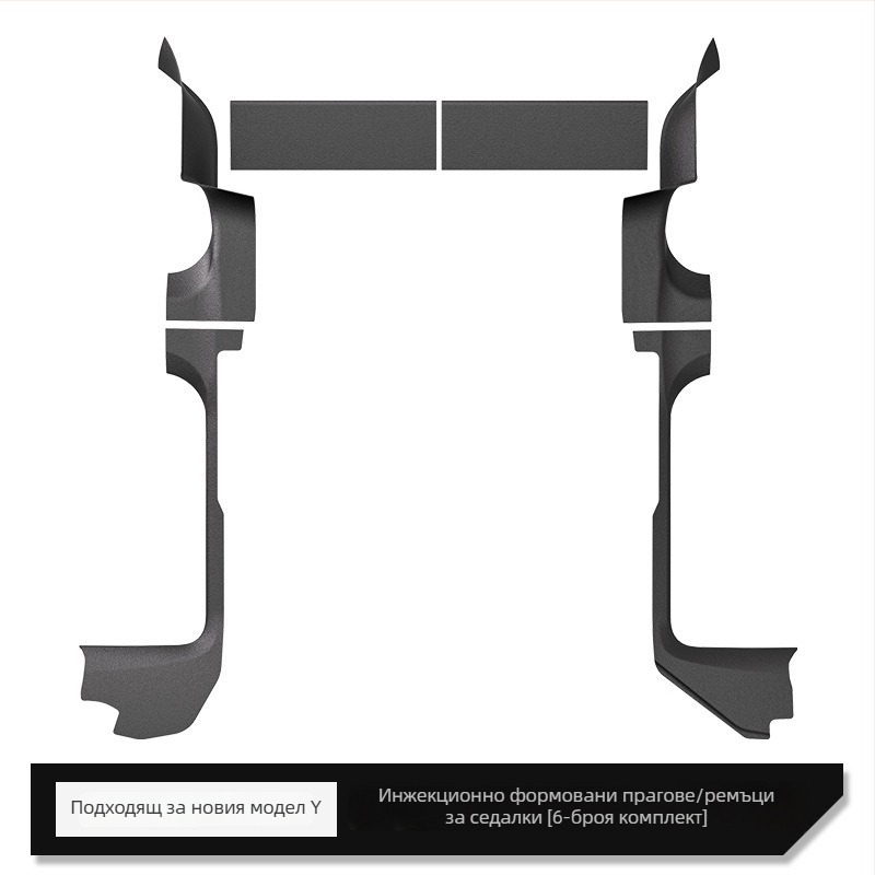 Zunduo Защита на праговете на Tesla Model Y с анти-удар педал за автоматична трансмисия