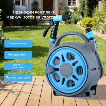 Градински накрайник за маркуч Tianwang Guard – нейлонов корпус, ABS интерфейс, ABS дюза, колоново пръскане, макс. налягане 5