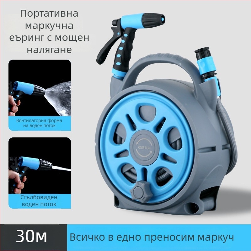 Градински накрайник за маркуч Tianwang Guard – нейлонов корпус, ABS интерфейс, ABS дюза, колоново пръскане, макс. налягане 5