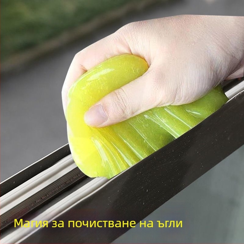 Инструмент за почистване на фуги по прозорци и стъкла | мек гел | премахва кал и прах от автомобилния интериор