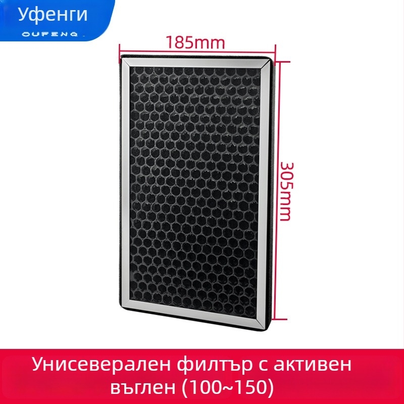 Ofenqi Филтър кутия за свеж въздух - Вътрешно пречиствателно устройство за въздуха с PM2.5 филтър, включва първичен филтър, средноефективен филтър и високоефективен филтър за дома и търговски пространства