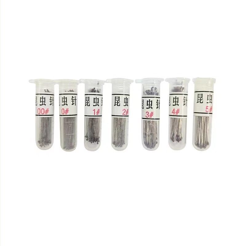 Комплект игли за насекоми – неръждаеми стоманени игли с гумена глава за подготвяне на образци на пеперуди, метални игли за учебни материали (Категория: Игла за насекоми; Бранд: Insect needle; Обработка по поръчка: Да; Внос: Не)