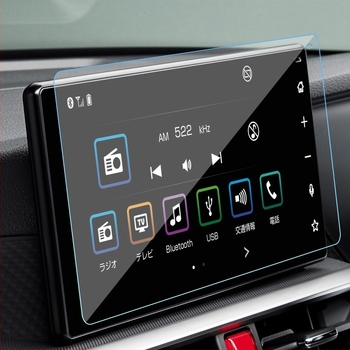 Стъклен протектор за екран на централната конзола за Toyota Yaris Ativ, Raize и Veloz навигационен дисплей — устойчив на надраскване и износване, антипръстови отпечатъци