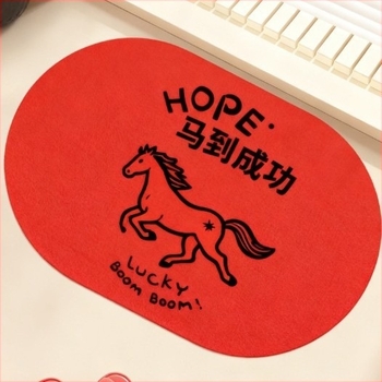 Диатомова подложка за под, овална, карикатурен модел, миеща се, персонализируема