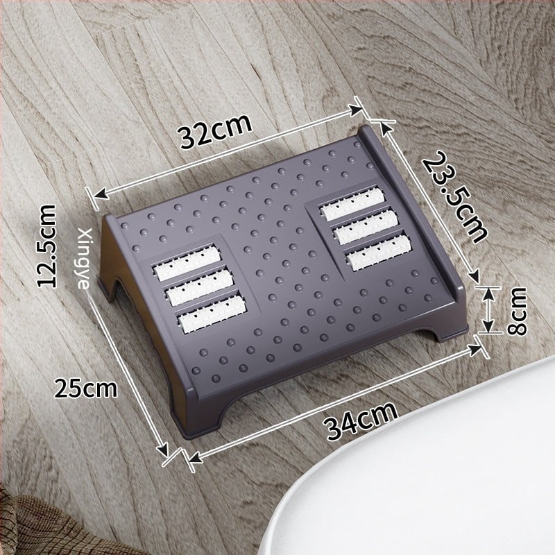 Офисна опора за крак – пластмасова, модерен минималистичен стил, масажна функция, за възрастни