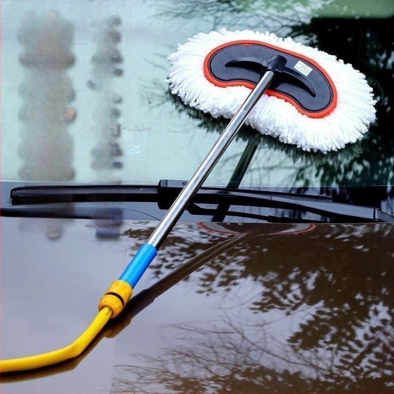Четка за измиване на кола от неръждаема стомана, моп за почистване и премахване на прах (Материал: неръждаема стомана; Вид: автомобилен измивач; Обработка и персонализация: Няма)