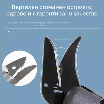 Boyu Електрически ножици за текстил – ръчно, захранване от мрежа, 110–220V, за облекло