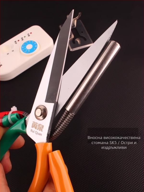 Електрически нагрявани ножици с регулируема температура за ленти и панделки, ножове от неръждаема стомана, 36V