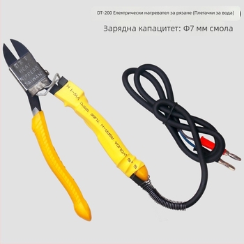 DKT HT-200 Електрически нагряващи клещи за инжекционно формована пластмаса, 220-240V