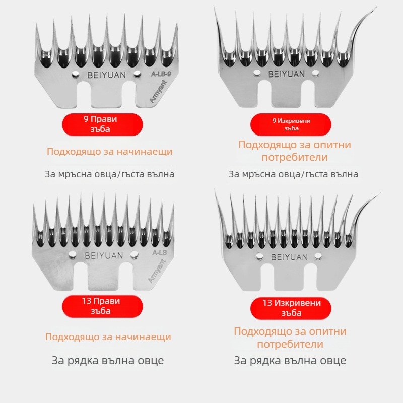 Ageson електрически ножици за вълна - електрически ножици за подстригване на вълна, 220V AC захранване