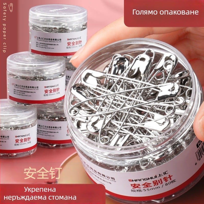 Комплект офисни клипсове и щипки за дрехи, серия 1050, метал, модел Other, опаковка Other