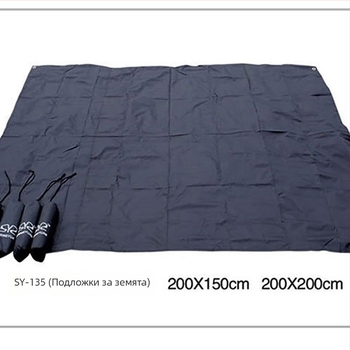 Кампинг подложка от Oxford тъкан — износоустойчива, водоустойчива, тегло 350 г, за 1–2 души