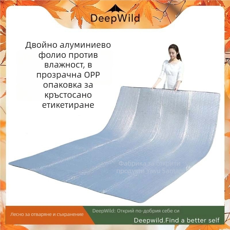 Kailai Powerful Factory Подложка против влага за къмпинг, двустранна с алуминиево фолио, EVA, 450 g, за 1-2 човека