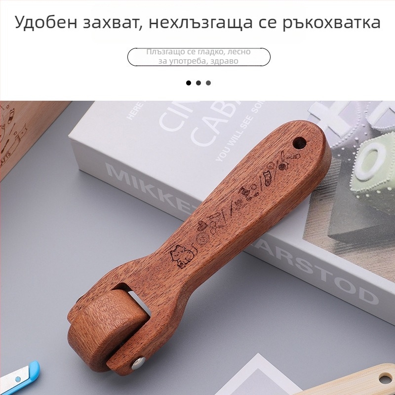 Дървен валяк за притискане при шиене – марка Yl, тегло 384,2 g, симпатичен стил, за домашно шиене