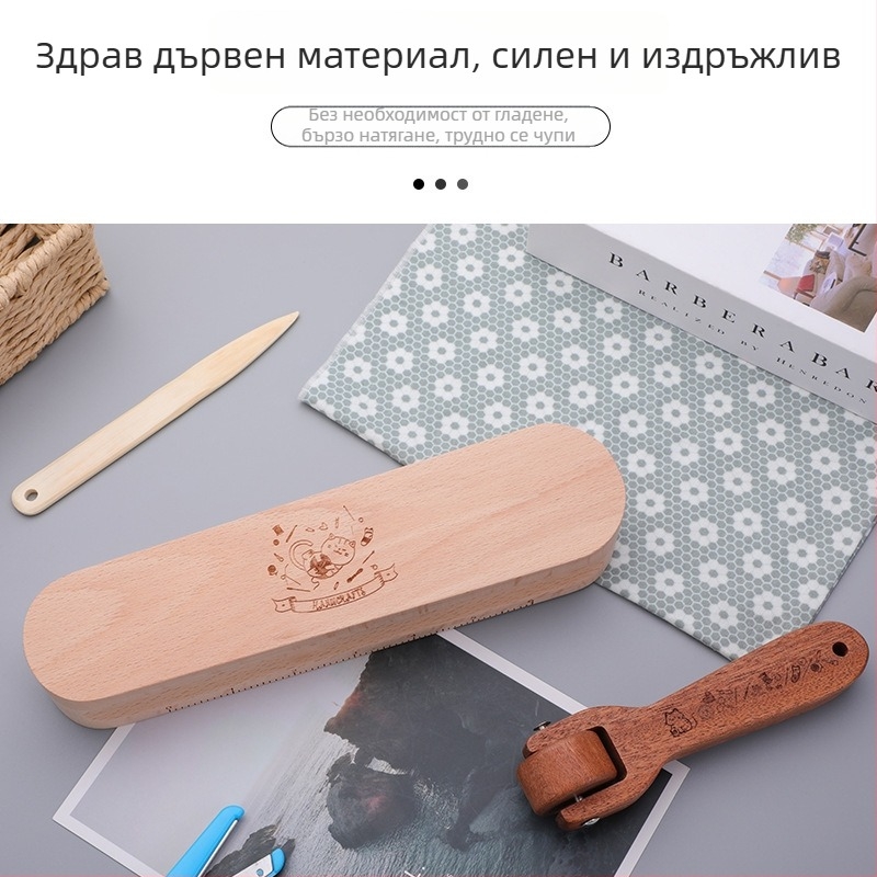 Дървен валяк за притискане при шиене – марка Yl, тегло 384,2 g, симпатичен стил, за домашно шиене