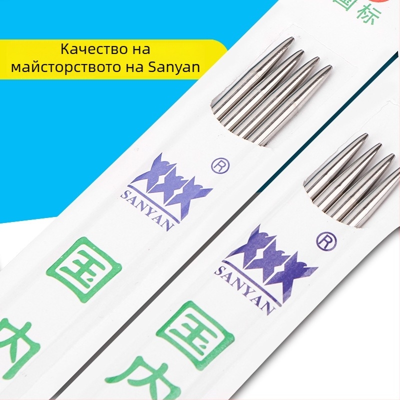 Игли за плетене от неръждаема стомана – прави игли, прост стил, кутия с 1000 чифта, произход Китай, обработка по поръчка налична