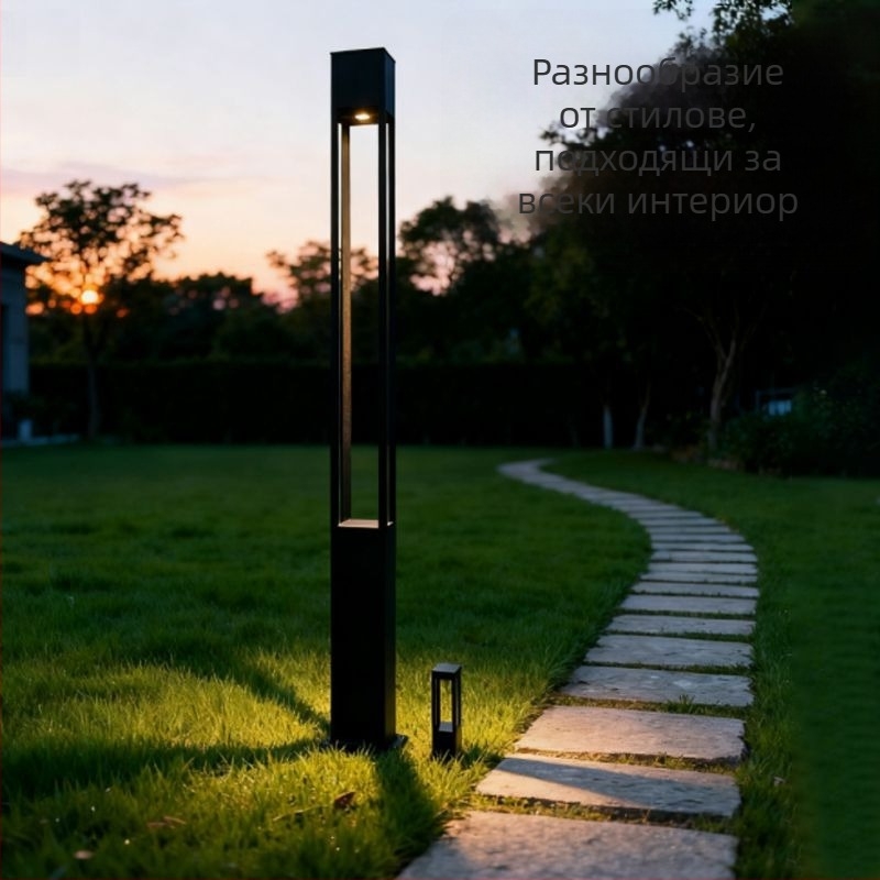 LED градинска светлина за външен ландшафт - неръждаема стомана, IP65, LED източник светлина, различни опции за захранване, 3C сертификация