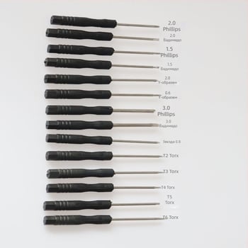 Отвертка с кръстовидна глава, стоманено тяло, магнитна, дръжка от полипропилен