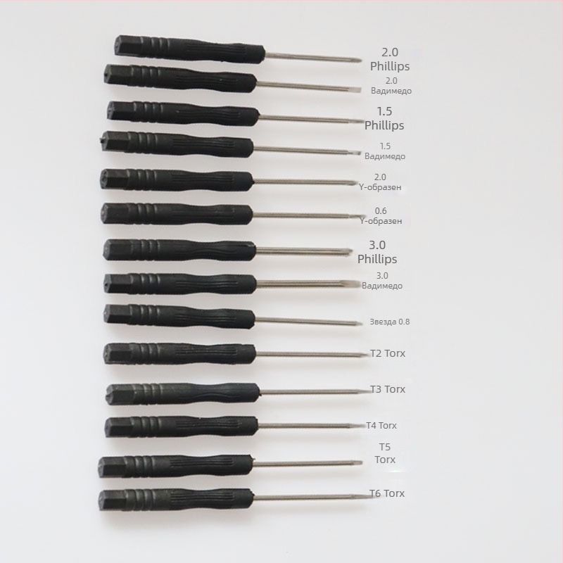 Отвертка с кръстовидна глава, стоманено тяло, магнитна, дръжка от полипропилен