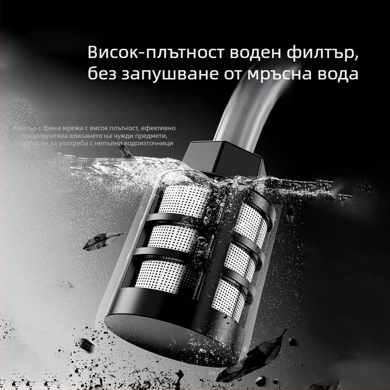 Презареждаща се преносима високонапорна водоструйка – комплект за миене на автомобили, поливане на ферми и градини