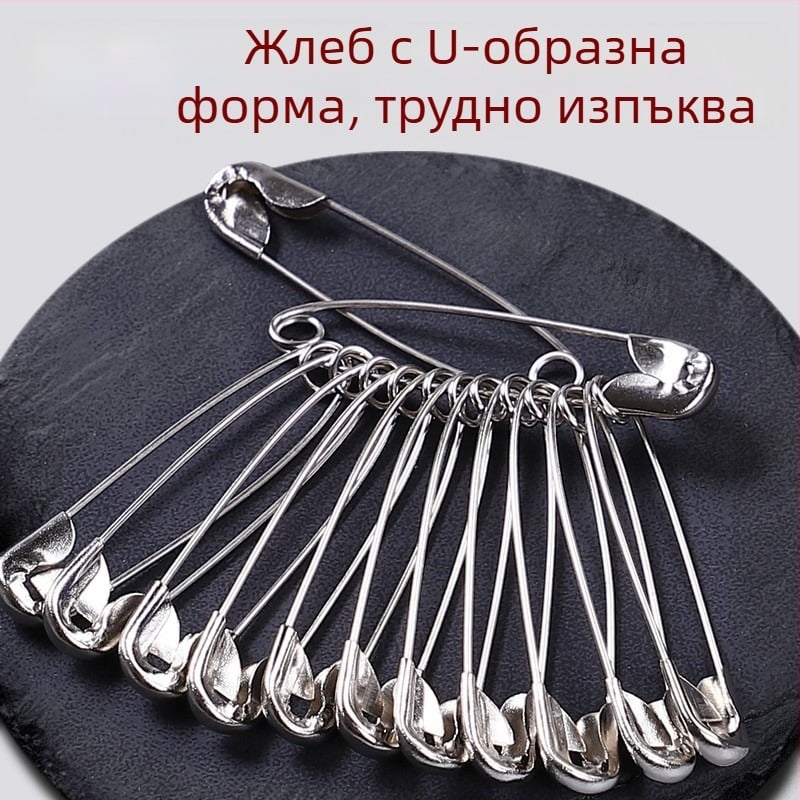 Shanghui метални безопасни игли за дрехи – удебелени, старомодни стилови клипчета за хартия и игли за етикети