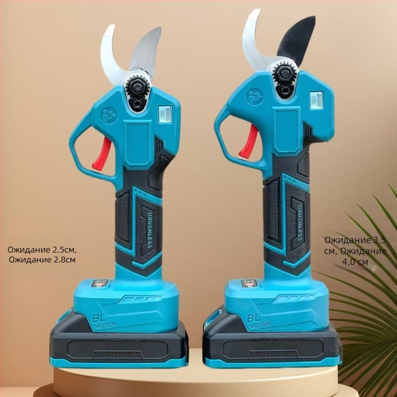 Безжични ножици за подрязване с презареждаема литиева батерия, 21V безчетков двигател, подходящи за подрязване на клонки и плодни дървета