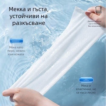 Еднократна кърпа за коса за салони за красота, регенерирано целулозно влакно, влакна от дървесна маса, абсорбция 0-5 сек, проста сплетка, персонализирана обработка