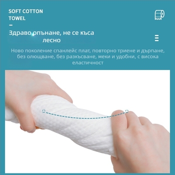 Еднократна кърпа за фризьорски салон, почистваща кърпа за салон, 110 g, смесена прежда, попиване 0–5 сек