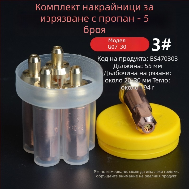 Persia дюза за режеща газова горелка заваряване — кръгла форма на сливово цвете, модел 01-30-100-300