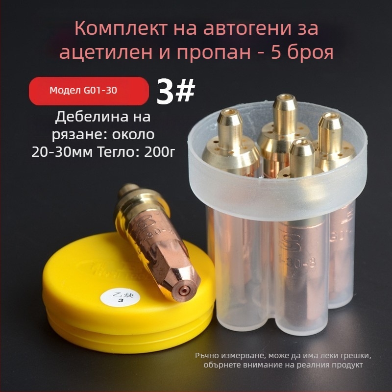 Persia дюза за режеща газова горелка заваряване — кръгла форма на сливово цвете, модел 01-30-100-300