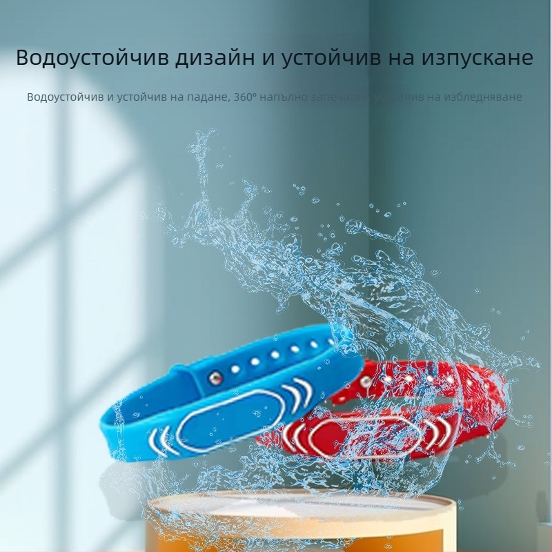 T5577 Препрограмируема смарт гривна – NFC/RFID карта за сауна, баня и плуване; безконтактна IC карта, 0–45°C, 100000 цикъла на изтриване, съвместима с T5577/5200