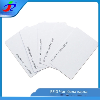 Безконтактна IC карта с чип FM1208-10, логическо криптиране, ISO14443A, 8K памет, разстояние за четене 5–10 см