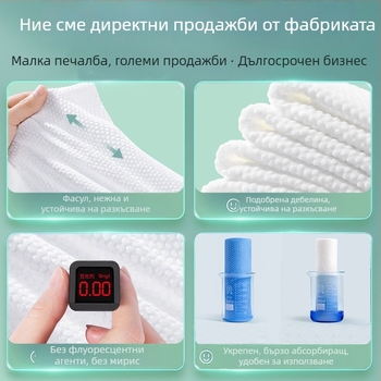 Еднократни кърпи за домашни любимци, дебели кърпи за баня, универсални за котки и кучета, подходящи за козметични и фризьорски салони; материал: дървесна целулоза; капок; водопоглъщане: 0–5 сек